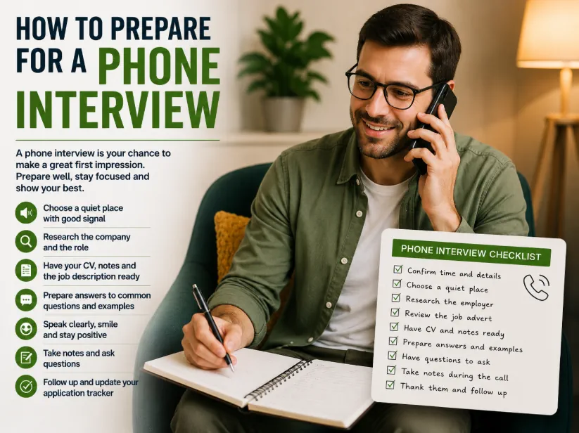 How to prepare for a phone interview with TavaJobs