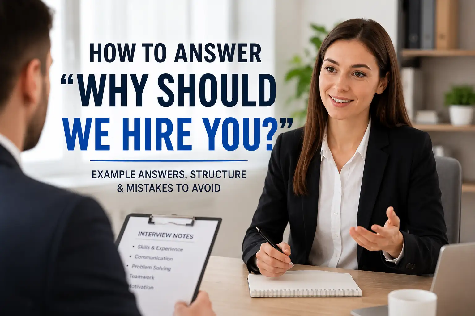 How to answer why should we hire you with TavaJobs