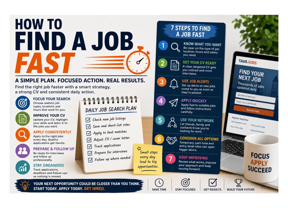 How to Find a Job Fast - TavaJobs Career Advice